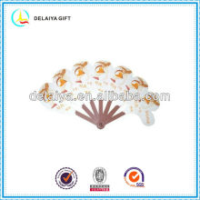 Attractive plastic folding hand fan